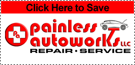 Coupon for auto repair work
